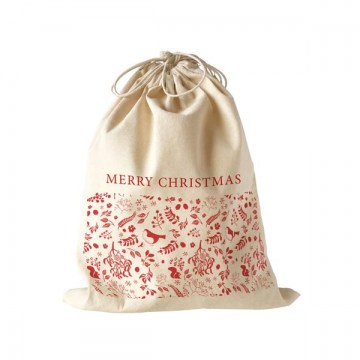 Christmas drawstring bag